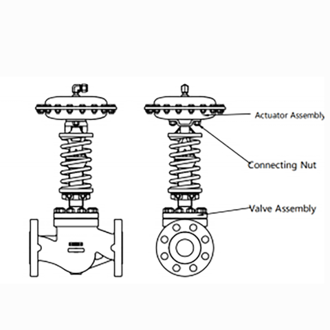 SP 4000 Self-Operated Cage Type Pressure Regulating Valve Factory
