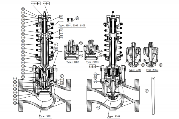 SP 9000 part material