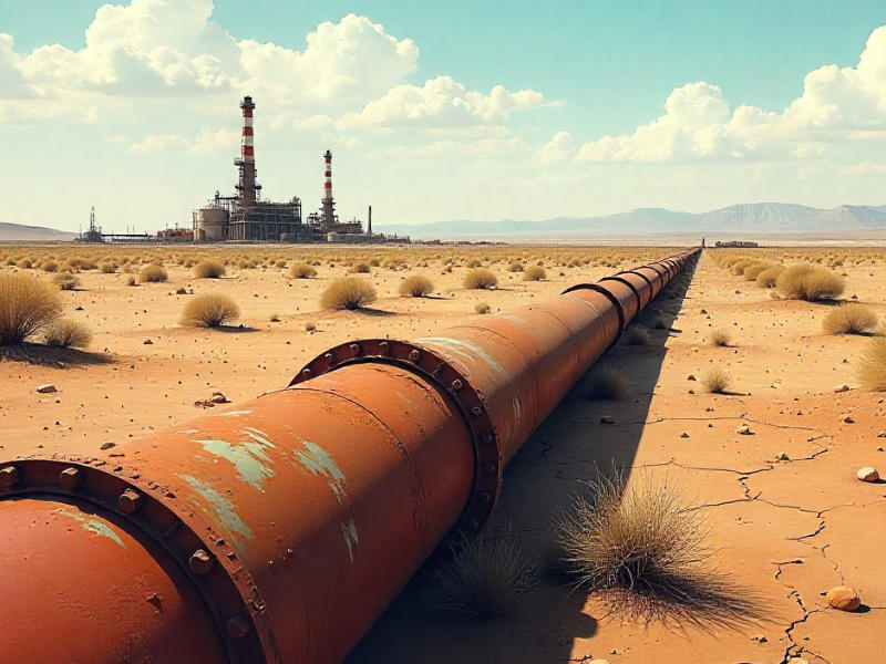 Quicky opening plate in oil pipeline