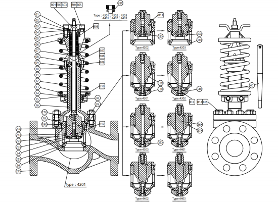 SP 4000 valve part material