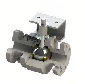 High Temperature Wear-resistant Metal Sealed Ball Valve