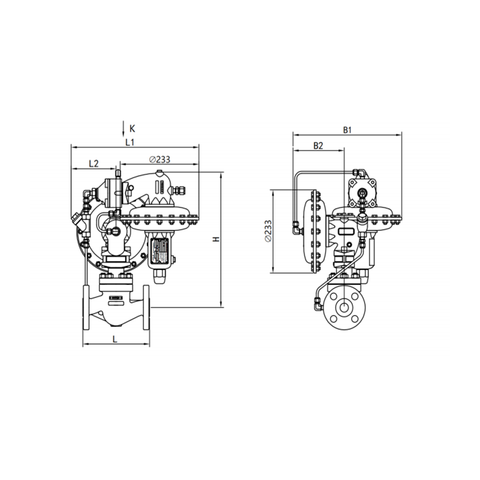 SP 592 Self-Operated Pressure Regulating Valve Factory